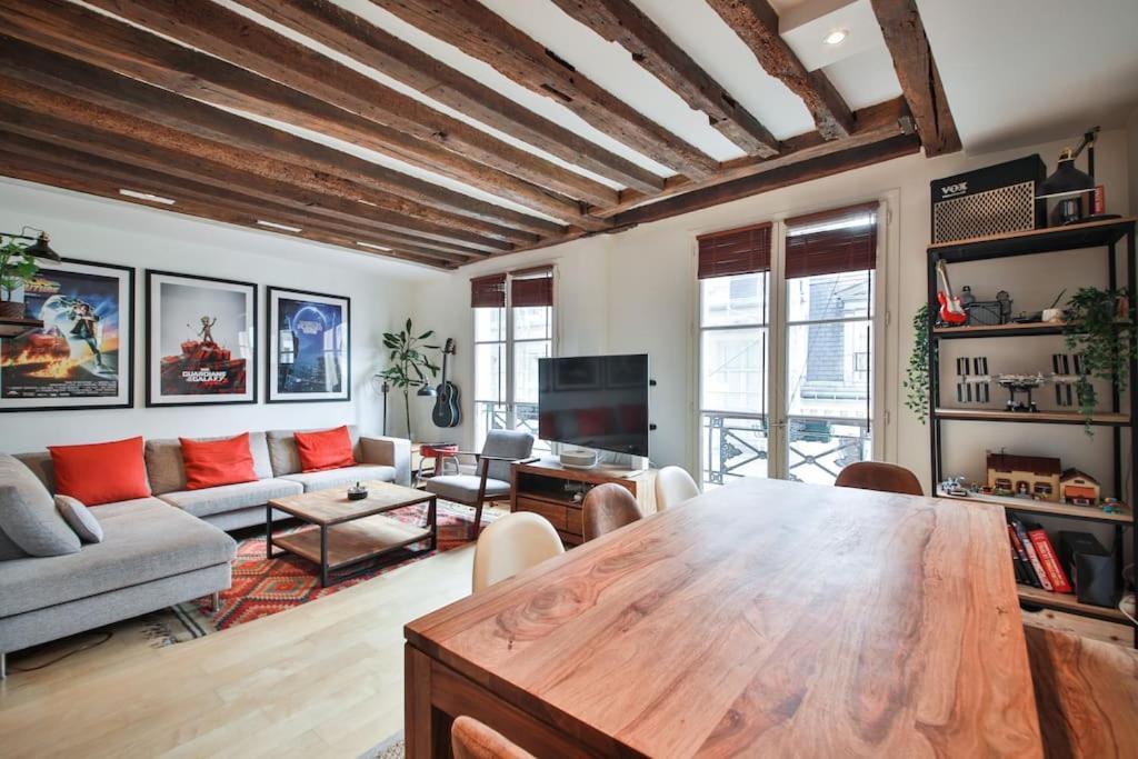 Typical Parisian Duplex#4Pers#Le Marais Exterior foto